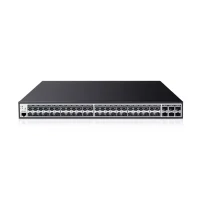 سوئیچ فیبرنوری ۴۸ پورت SFP گیگابیتی مدیریتی L3 با ۶ پورت 10G آپ‌لینک